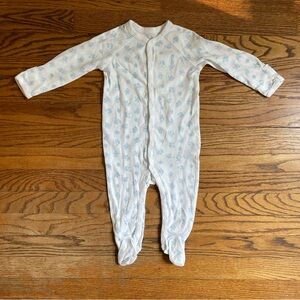 Ralph Lauren Organic Cotton Interlock Footed Coverall